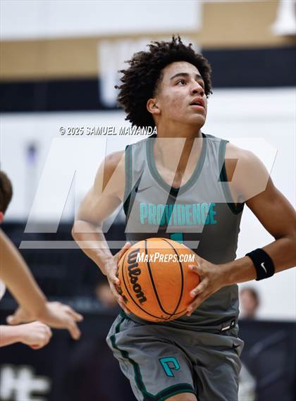 Thumbnail 3 in Oaks Christian vs Providence (The Warrior Tip-Off Classic) photogallery.