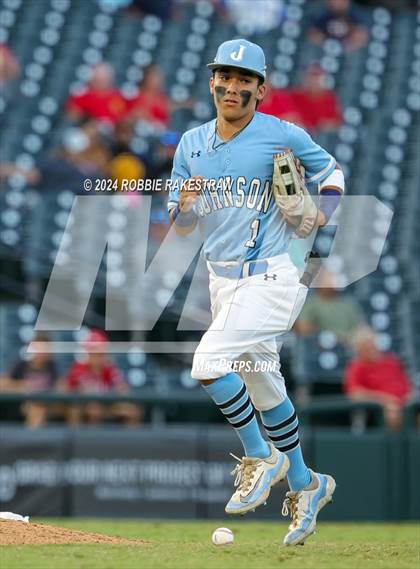 Thumbnail 3 in Johnson @ Tomball (UIL 6A Baseball Semifinal) photogallery.