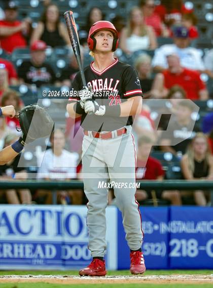 Thumbnail 3 in Johnson @ Tomball (UIL 6A Baseball Semifinal) photogallery.