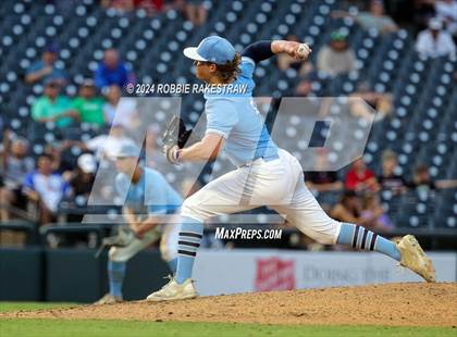 Thumbnail 3 in Johnson @ Tomball (UIL 6A Baseball Semifinal) photogallery.