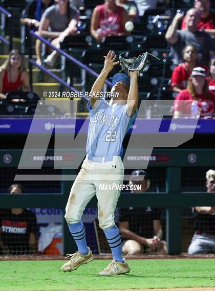 Thumbnail 1 in Johnson @ Tomball (UIL 6A Baseball Semifinal) photogallery.