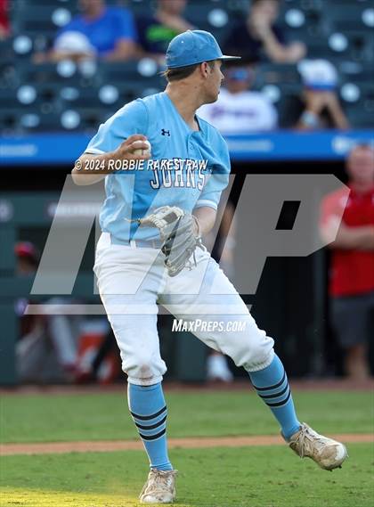 Thumbnail 3 in Johnson @ Tomball (UIL 6A Baseball Semifinal) photogallery.
