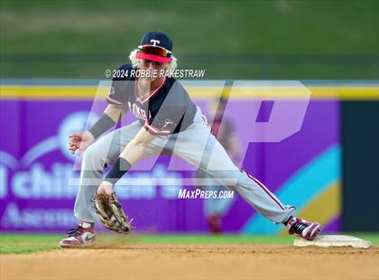 Thumbnail 3 in Johnson @ Tomball (UIL 6A Baseball Semifinal) photogallery.