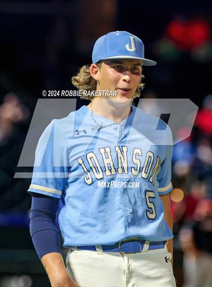 Thumbnail 2 in Johnson @ Tomball (UIL 6A Baseball Semifinal) photogallery.