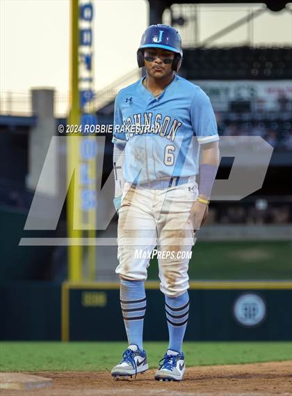 Thumbnail 1 in Johnson @ Tomball (UIL 6A Baseball Semifinal) photogallery.