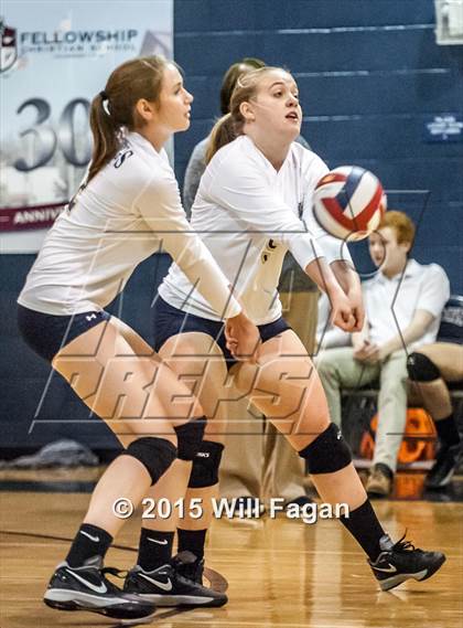 Thumbnail 1 in King's Ridge Christian vs. Mount Vernon Presbyterian  photogallery.