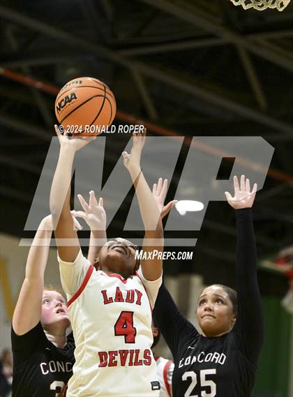 Thumbnail 2 in Clinton vs. Concord Christian (Low Country Invitational) photogallery.