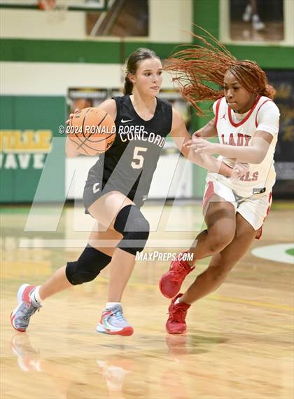 Thumbnail 1 in Clinton vs. Concord Christian (Low Country Invitational) photogallery.
