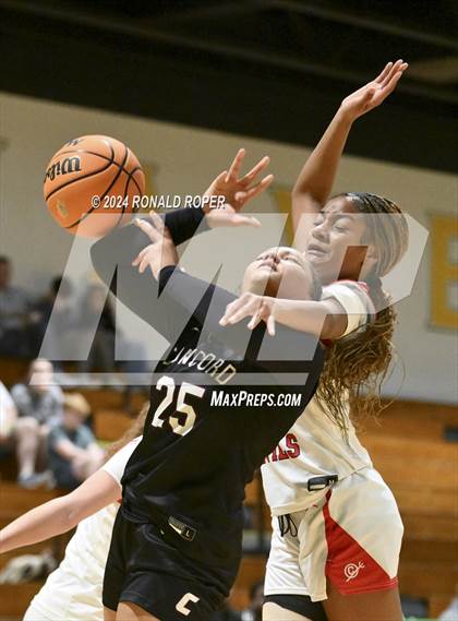 Thumbnail 2 in Clinton vs. Concord Christian (Low Country Invitational) photogallery.