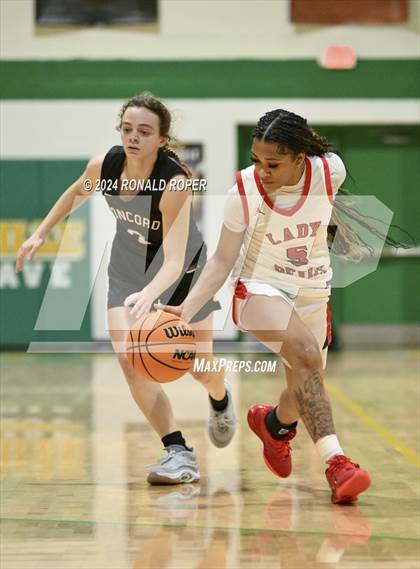 Thumbnail 2 in Clinton vs. Concord Christian (Low Country Invitational) photogallery.