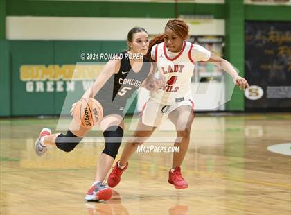 Thumbnail 2 in Clinton vs. Concord Christian (Low Country Invitational) photogallery.