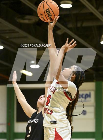 Thumbnail 1 in Clinton vs. Concord Christian (Low Country Invitational) photogallery.