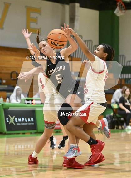Thumbnail 1 in Clinton vs. Concord Christian (Low Country Invitational) photogallery.