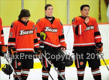 Thumbnail 3 in Ridgefield vs. Darien (FCIAC Tier 1 Final) photogallery.