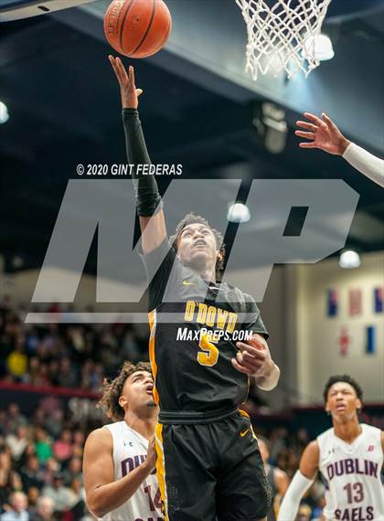 Thumbnail 3 in Dublin vs. Bishop O'Dowd (CIF NCS Open Division Final) photogallery.
