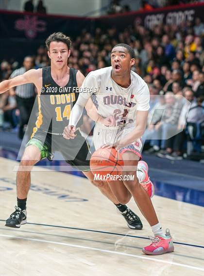 Thumbnail 3 in Dublin vs. Bishop O'Dowd (CIF NCS Open Division Final) photogallery.