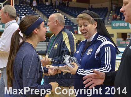 Thumbnail 3 in Bishop's vs. Mater Dei Catholic (CIF SDS Open Division Final) photogallery.