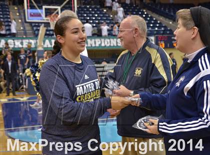 Thumbnail 3 in Bishop's vs. Mater Dei Catholic (CIF SDS Open Division Final) photogallery.