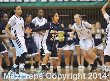 Thumbnail 3 in Bishop's vs. Mater Dei Catholic (CIF SDS Open Division Final) photogallery.
