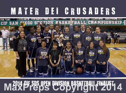 Thumbnail 2 in Bishop's vs. Mater Dei Catholic (CIF SDS Open Division Final) photogallery.