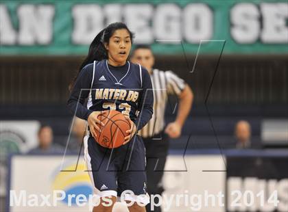 Thumbnail 2 in Bishop's vs. Mater Dei Catholic (CIF SDS Open Division Final) photogallery.