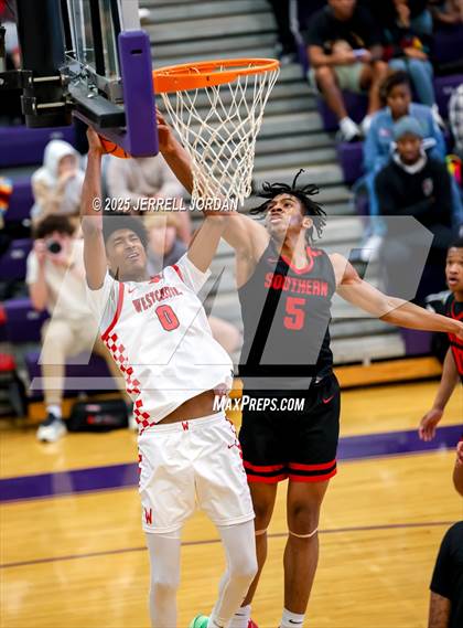Thumbnail 2 in Westchester vs Southern School of Energy and Sustainability (John Wall Holiday Invitational) photogallery.