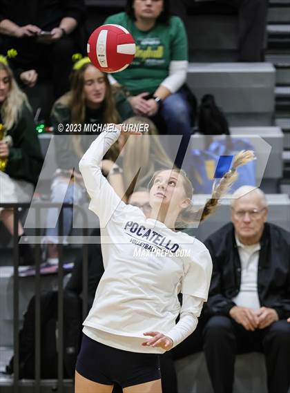 Thumbnail 2 in Pocatello vs Bonneville (IHSAA 4A First Round) photogallery.