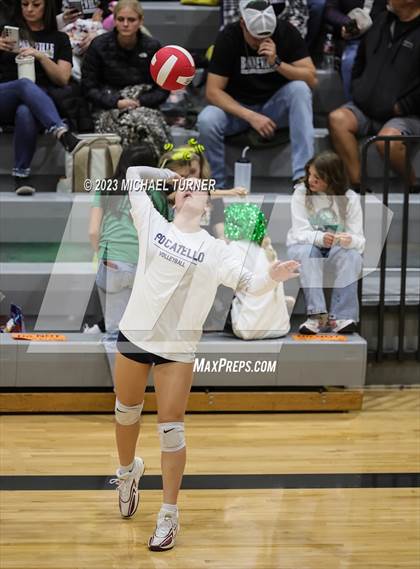 Thumbnail 3 in Pocatello vs Bonneville (IHSAA 4A First Round) photogallery.