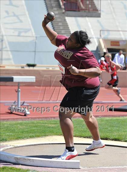 Thumbnail 3 in Sacramento Meet of Champions (Girls Shot Put) photogallery.