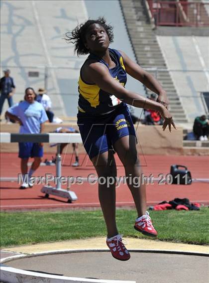 Thumbnail 1 in Sacramento Meet of Champions (Girls Shot Put) photogallery.