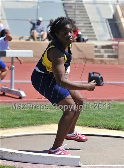 Thumbnail 1 in Sacramento Meet of Champions (Girls Shot Put) photogallery.