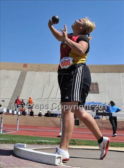 Thumbnail 1 in Sacramento Meet of Champions (Girls Shot Put) photogallery.