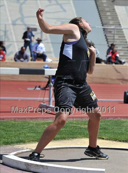 Thumbnail 3 in Sacramento Meet of Champions (Girls Shot Put) photogallery.