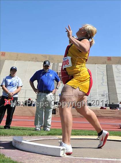 Thumbnail 3 in Sacramento Meet of Champions (Girls Shot Put) photogallery.