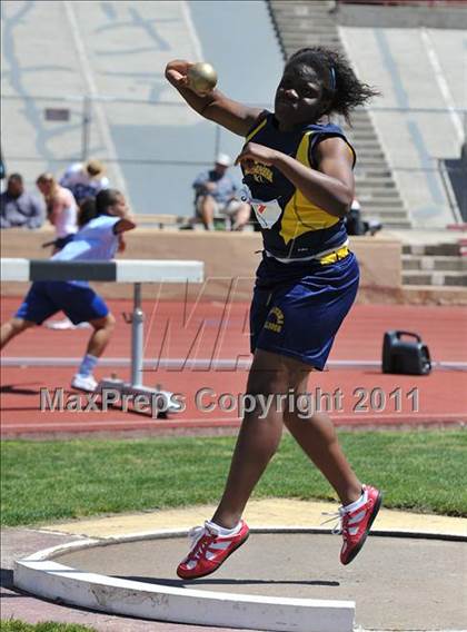 Thumbnail 1 in Sacramento Meet of Champions (Girls Shot Put) photogallery.