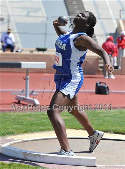 Thumbnail 1 in Sacramento Meet of Champions (Girls Shot Put) photogallery.