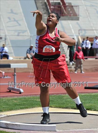 Thumbnail 1 in Sacramento Meet of Champions (Girls Shot Put) photogallery.