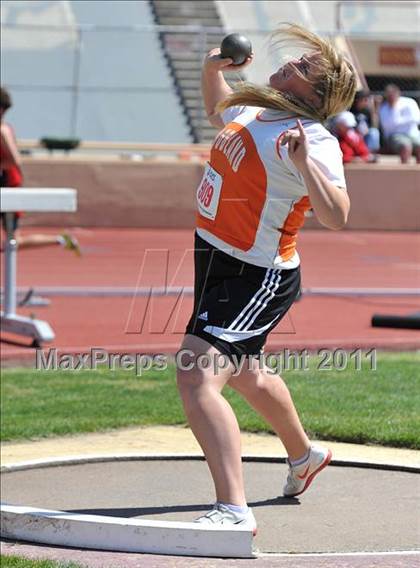 Thumbnail 2 in Sacramento Meet of Champions (Girls Shot Put) photogallery.