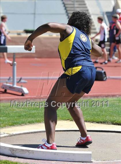 Thumbnail 3 in Sacramento Meet of Champions (Girls Shot Put) photogallery.