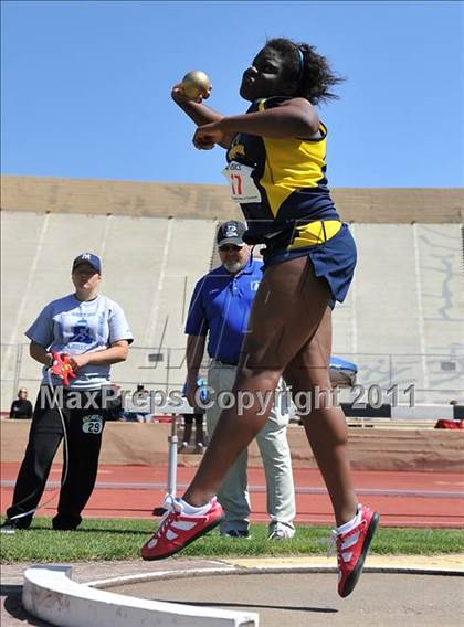 Thumbnail 1 in Sacramento Meet of Champions (Girls Shot Put) photogallery.