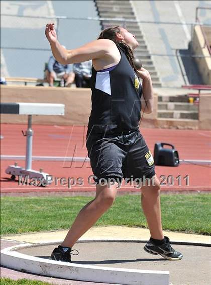 Thumbnail 3 in Sacramento Meet of Champions (Girls Shot Put) photogallery.