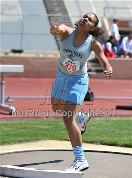 Thumbnail 3 in Sacramento Meet of Champions (Girls Shot Put) photogallery.