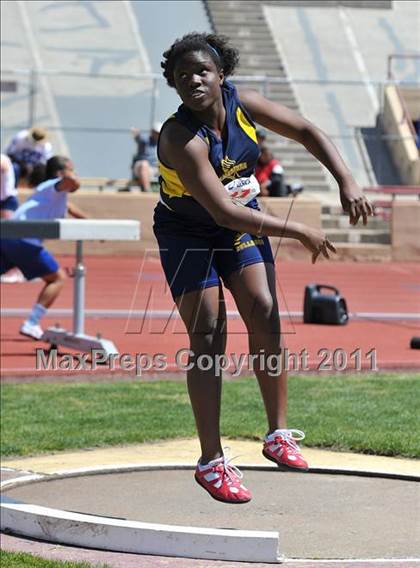 Thumbnail 3 in Sacramento Meet of Champions (Girls Shot Put) photogallery.