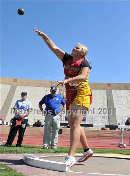 Thumbnail 1 in Sacramento Meet of Champions (Girls Shot Put) photogallery.