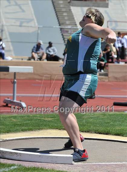Thumbnail 1 in Sacramento Meet of Champions (Girls Shot Put) photogallery.