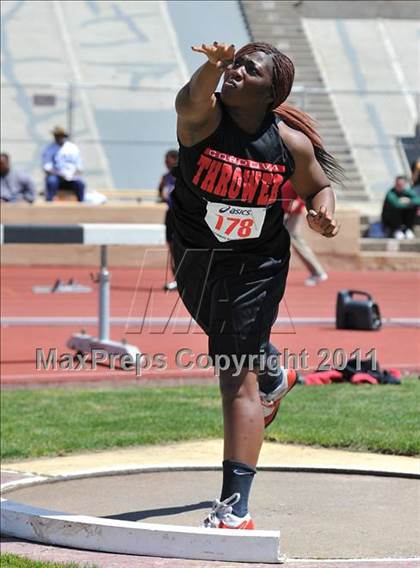 Thumbnail 1 in Sacramento Meet of Champions (Girls Shot Put) photogallery.