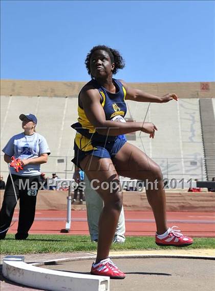 Thumbnail 1 in Sacramento Meet of Champions (Girls Shot Put) photogallery.