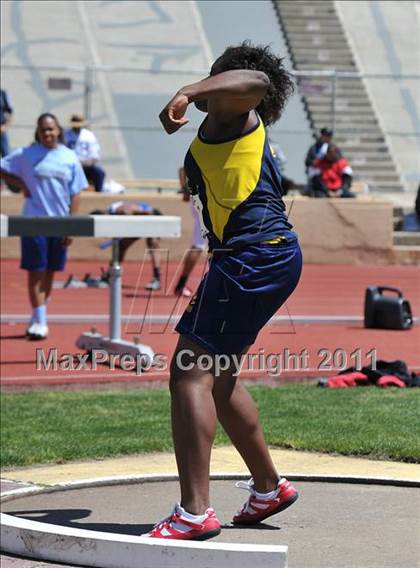 Thumbnail 2 in Sacramento Meet of Champions (Girls Shot Put) photogallery.