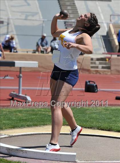 Thumbnail 2 in Sacramento Meet of Champions (Girls Shot Put) photogallery.