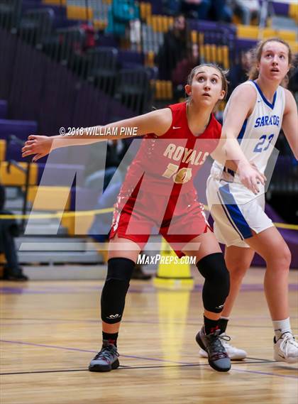 Thumbnail 2 in Saratoga Springs vs. Holy Redeemer (Amsterdam Holiday College Showcase) photogallery.